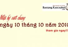 Nhật ký viết chung ngày 10 tháng 10 năm 2010