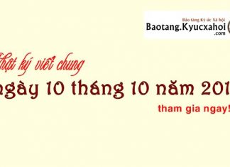Nhật ký viết chung ngày 10 tháng 10 năm 2010