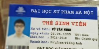 Tấm thẻ sinh viên